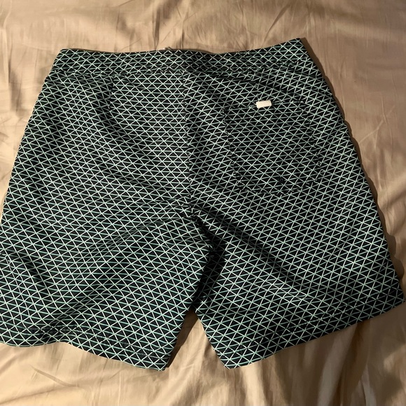 EXPRESS Patterned Swim Trunks - Picture 2 of 4